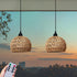 Battery Operated Hanging Outdoor Chandelier, Battery Power Pendant Light, Gazebo Lights Outdoor