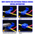 MUYI 100Pcs Blue Double Run or Tap IDC Quick Splice Electrical Tap Solderless Wire Connectors 18-16 AWG (Solid/Stranded)