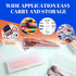 Crtiin 50 Pcs Pencil Boxes Bulk, Plastic Clear Pencil Case for School Supplies Organization (7.17 x 2.36 x 0.94 Inch)