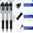 Fainne 200 Pack Retractable Ballpoint Pen, 1.0 mm Medium Point Click Pen, Refillable Smooth Writing Pens (Black Ink)