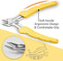 DOWELL Flush Cutter Micro Wire Cutters 5 Inch Stainless Steel Precision Side Cutting Pliers for Soft Wires