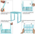 Pack 2 Locker Shelf Adjustable Height and Width, Locker Organizer for Work, Locker Shelves for School Locker