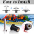 36 Pairs M4 M5 M6 Neoprene Well Nuts with Stainless Steel Screw, Rubber Well Nuts Kit for Kayak and Marine Accessories