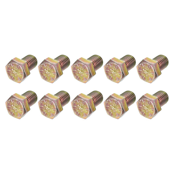 Hex Bolts (3/4-10x1-1/2") 10Pcs - Carbon Steel Zinc Plated Fully Threaded Hex Head Screw Bolt for Repair