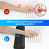 Yolanda Keyboard Wrist Rest/Pad, Cooling Gel, Stitched Edges, Ergonomic Keyboard Accessory, Black