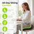 Tailbone AUVON Gel Seat Cushion for Office Chairs, Ergonomic Memory Foam Chair Cushions for Long-Sitting Support
