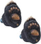 Needzo Black Bear Paw Drawer Knob Pulls, Rustic Cabin Accessory for Cabinets, Pack of 2