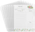Lubudingjoy Plastic Sleeves for Recipe Binders 8.5 x 11, Recipe Card Page Protectors, 50 Count, Sheet Protectors for Letter Size Paper, Top Loading Clear Page Protectors for 3 ring binders by LuBudingJoy