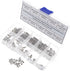 #2-56 UNC Stainless Steel Phillips Flat Head Machine Screws Nuts Assortment Kit
