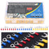 Glarks 360pcs Quick Disconnect Electrical Insulated Spade Fork Ring Solderless Crimp Terminals Connectors Assortment