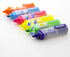 BAZIC Fruit Scented Highlighters, Mini Highlighters, Assorted Color, Chisel Broad Line Fine Point, 6/Pack