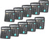 BESTWYA 12-Digit Dual Power Handheld Desktop Calculator, Large LCD Display, Pack of 10 (Black)