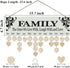 Family Birthday Board, DIY Wooden Calendar Wall Hanging Birthday Reminder Plaque, Family Celebration Birthday Tracker