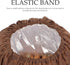 10.24X10.24 Inch Cabilock Removable Washable Burlap Lampshade Cover Cloth Lamp Shade Cover Topper Soft Light Diffuser