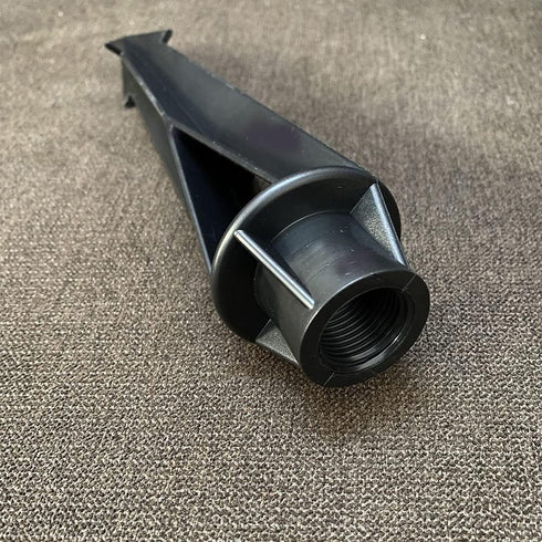 Landscape Lighting Ground Spikes: 1/2" NPT Thread Black Color Stakes for Path Lighting, 2-Pack