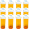 Pill Bottles with Child Resistant Cap, 12pcs Amber Prescription Vials for Personal Medication & Pharmacy