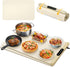 Food Warming Mat with Protective Table Mat, Graphene Fast Full-Surface Heating Mat,