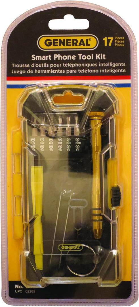 General Tools 660 iPhone Repair Kit, 17 Piece Set for Smart Phones, Tablets & Other Electronic Devices