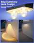 10 Pack 2 IP65 Solar Fence Lights Outdoor, Warm/Neutual/Cool White Fence Lights Solar Powered with LED, Waterproof