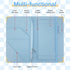 Server Book for Waitresses, Leather with Zipper Pocket, Retro Checkerboard Design Guest Check Holder Organizer