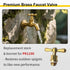 Dtructiew PK1100 PK1100 PP806-15 Brass Faucet Stem & Bonnet Replacement Kit for Arrowhead Hose Bibs, Hose Bib Valve