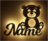 Namofactur Personalized Teddy Bear Night Light Gifts for Teacher Baby Girls Boys -