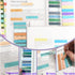 Sticky Notes, 2000 Pcs Sticky Tabs, Transparent Book Tabs, Round Clear Sticky Notes for Office Supplies and Aesthetic