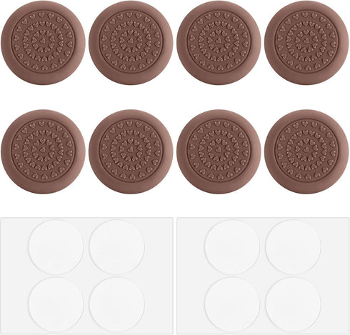 SULIKJHUI 8 Pcs Cutting Board Rubber Feet, Self-Adhesive Silicone Feet for Cutting Board,