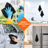 Ira Pollitt 8 12 12 inch Pieces Magnetic Cleaning Cloth Dry Erasers Microfiber Dry Erase Erasers Reusable Microfiber
