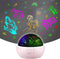 Cute Horses Projector with 10H Timer, RGBW LED Horse Night Light, 360 Rotation USB/Battery Operated Gifts for Kids
