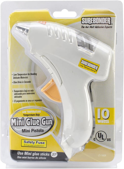 FPC 10-watt Low Temp Mini Glue Gun with Safety Fuse by Surebonder