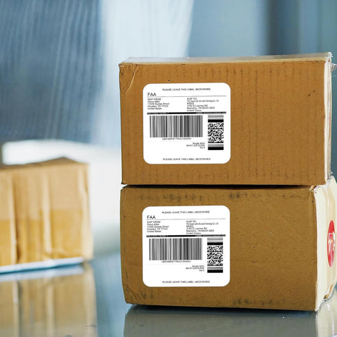 InpourPack 100 6 3-1/3" 4" 6 (600 Sheets up Labels, Shipping Address Labels x for Laser & Inkjet and Copier Printer, up