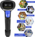 NetumScan 1D USB Barcode Scanner, Handheld Wired CCD Barcode Reader Supports Screen Scan UPC Bar Code Reader