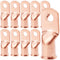 10PCS Heavy Duty Battery Lugs, 1/0AWG 5/16in M8 Battery Cable Ends Ring Terminals, Electrical Connectors