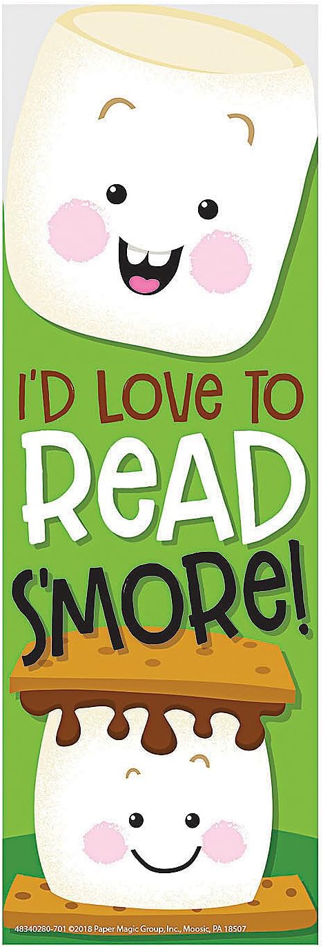 Marshmallow Scented Bookmarks - 24 Pieces for Educational and Learning Activities for Kids