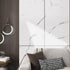 Stickyart White Marble Wallpaper Peel and Stick Thick Marble Contact Paper for Bathroom Countertops, 12"x160" Removable