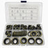 Tom's World 130Pcs Self-Centered Bonded Seal Oil Washers Gasket Assortment Kit for Plumbing and Automotive