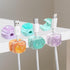 Frayot 3Pack Magnetic Cable Clips for Nightstand, Adhesive Night-Glowing Cord Holder Organizer for Office Home Desk