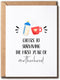 BPKDesigns Cheers To Surviving The First Year - Motherhood Greeting Card - Lovely