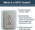 Legrand radiant 1597LACCD12 15 Amp GFCI Self Test Duplex Outlet - Light Almond (1 Count)