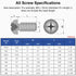 MroMax M5-0.8x90mm Pan Head Phillips Machine Screws - 304 Stainless Steel Metric Cross Head Screws Bolts Fasteners