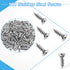 28PCS 168PCS L Brackets for Wood + Screws, Stainless Steel Corner Braces for Wooden Shelves, Heavy Duty Metal Angle