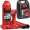 DNA MOTORING 2 Tons Lifting Automotive Welded Hydraulic Bottle Jack for Vehicle Repair, Red