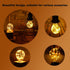 Bulb, 2W Bulbs, 15W Bulbs E26 4pack Decorative Light LED Fairy Light Equivalent Cute Light for Pendant Light Fixtures
