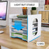 Natwind Office Paper Organizer - 5-Tier Desktop Organizer File Holder for Home Office School