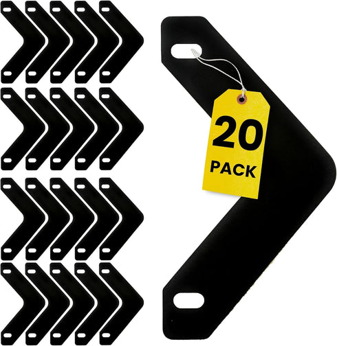 Boomerang Sheet Lifters, Durable Flat Triangle Shape, 11" x 6", Black, Protect Sheets from Tearing