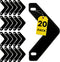 Boomerang Sheet Lifters, Durable Flat Triangle Shape, 11" x 6", Black, Protect Sheets from Tearing