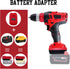 Adapter for Craftsman V20 Cordless Tools, for DeWalt 20V and Milwaukee M18 Lithium Battery Conversion
