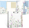 Rouidr 3 Ring Binder, 2 Inch Round Ring Organizer with Clipboard, 5 Dividers Tabs, A4 8.5 * 11 Inch Paper, Wisteria