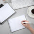 Glenmal 4 Pack Note Taking Notebook, 320 Sheets, 6 x 8.5 Inches, Single Sided Printed Spiral Steno Pads